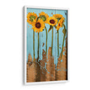 Girasoles En Madera Ii - Sandra Iafrate | Cuadro decorativo de Canvas Lab