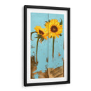 Girasoles En Madera Iii - Sandra Iafrate | Cuadro decorativo de Canvas Lab