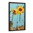 Girasoles En Madera Iii - Sandra Iafrate | Cuadro decorativo de Canvas Lab
