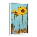 Girasoles En Madera Iii - Sandra Iafrate | Cuadro decorativo de Canvas Lab