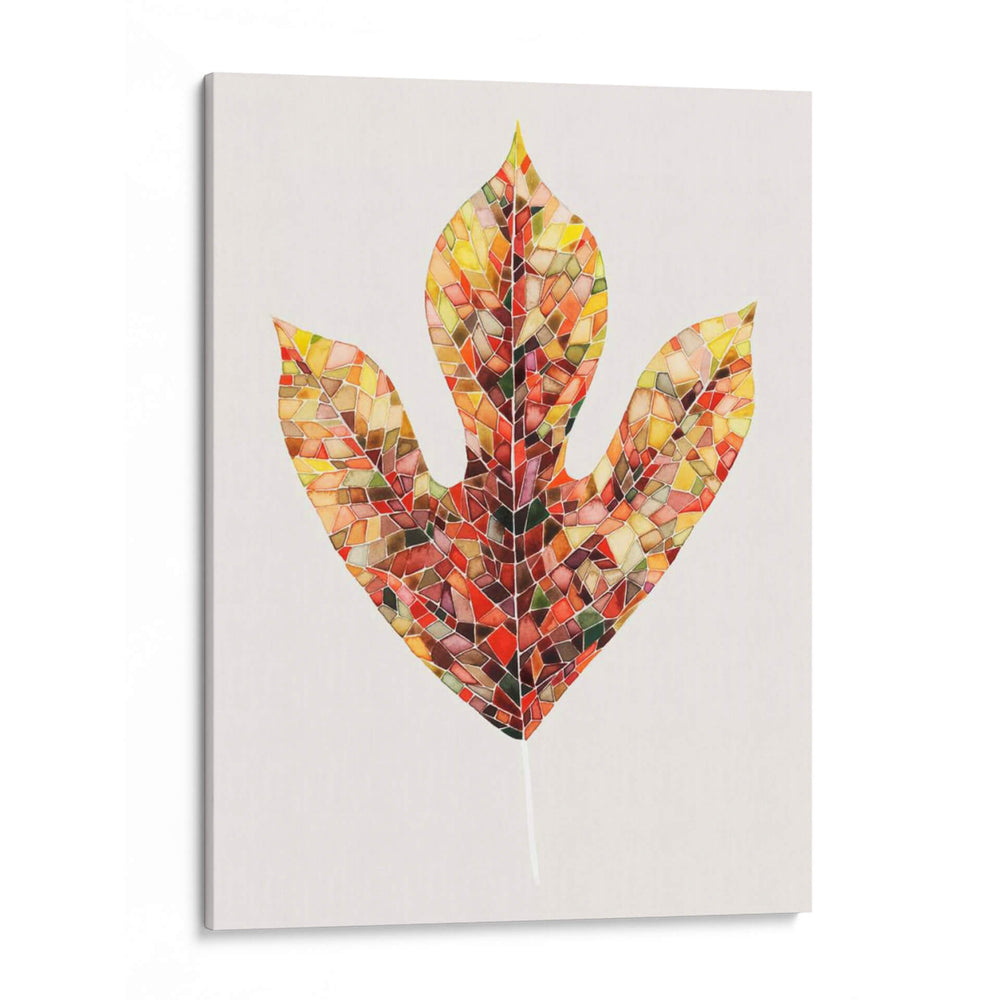 Hoja De Mosaico De Otoño Ii - Grace Popp | Cuadro decorativo de Canvas Lab