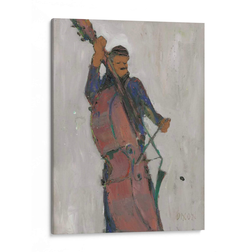 El Hombre Detrás Del Bajo - Samuel Dixon | Cuadro decorativo de Canvas Lab