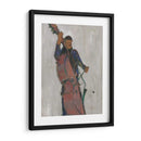 El Hombre Detrás Del Bajo - Samuel Dixon | Cuadro decorativo de Canvas Lab