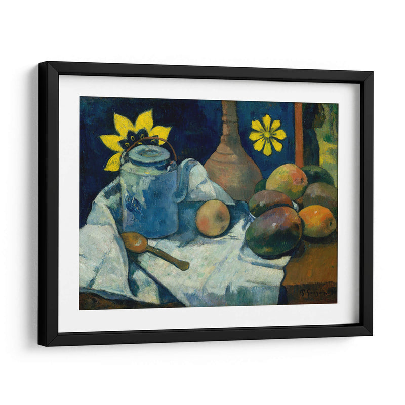Naturaleza muerta con tetera y frutas - Paul Gauguin | Cuadro decorativo de Canvas Lab