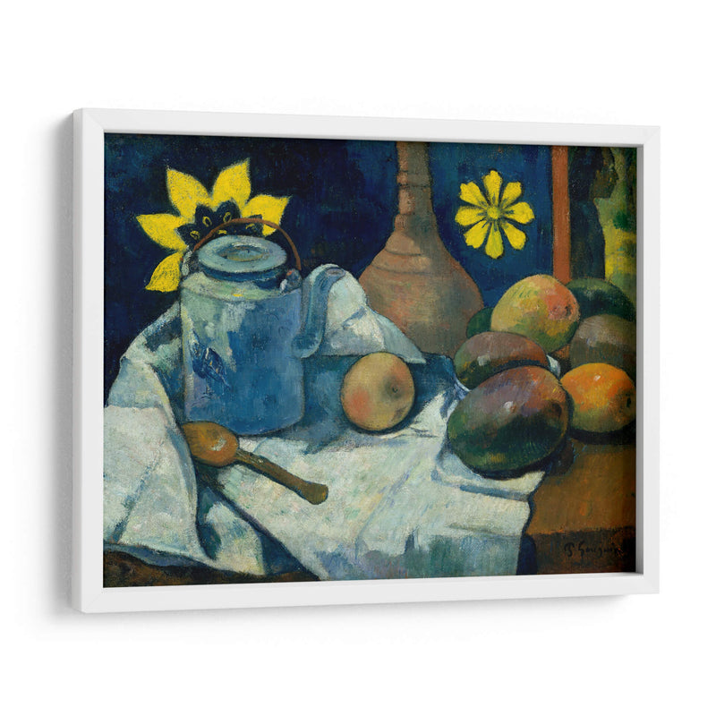 Naturaleza muerta con tetera y frutas - Paul Gauguin | Cuadro decorativo de Canvas Lab