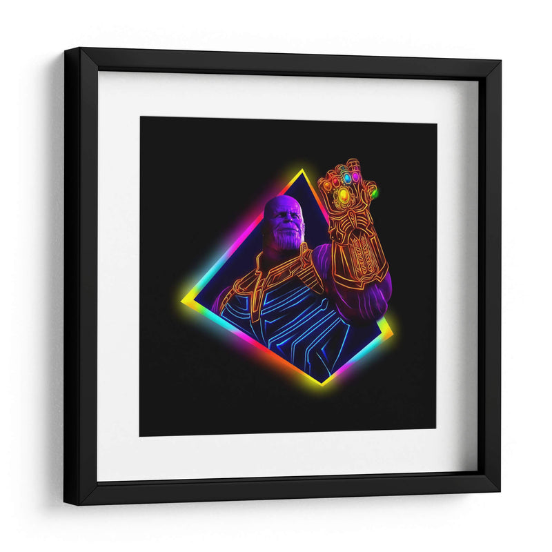 Thanos neon | Cuadro decorativo de Canvas Lab