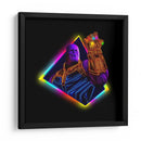 Thanos neon | Cuadro decorativo de Canvas Lab
