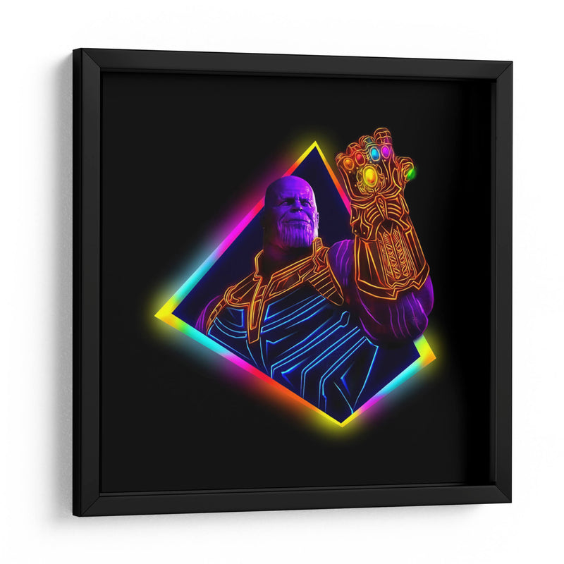 Thanos neon | Cuadro decorativo de Canvas Lab