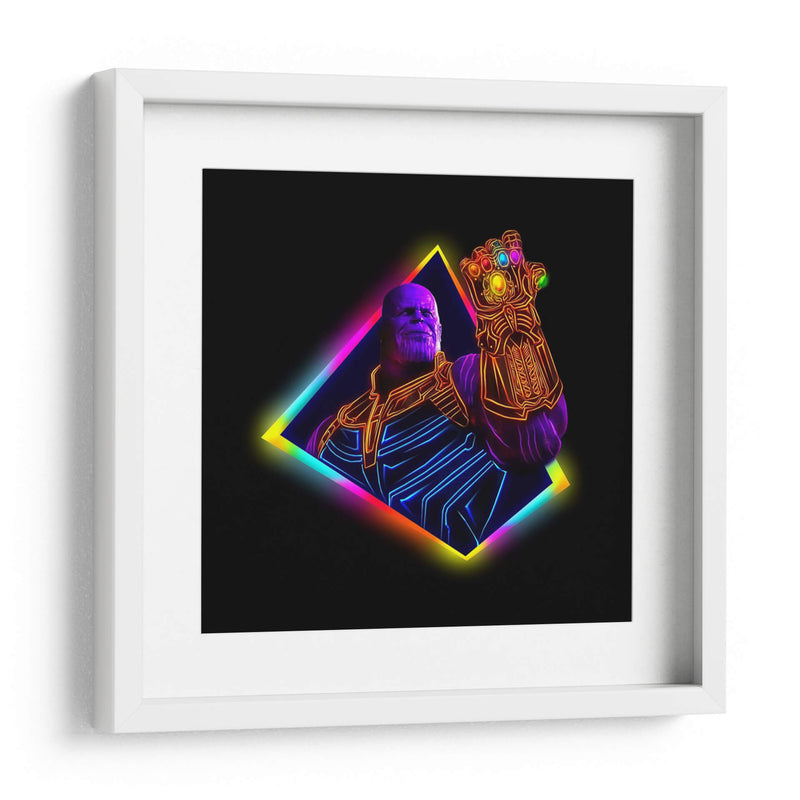 Thanos neon | Cuadro decorativo de Canvas Lab