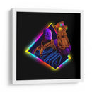 Thanos neon | Cuadro decorativo de Canvas Lab