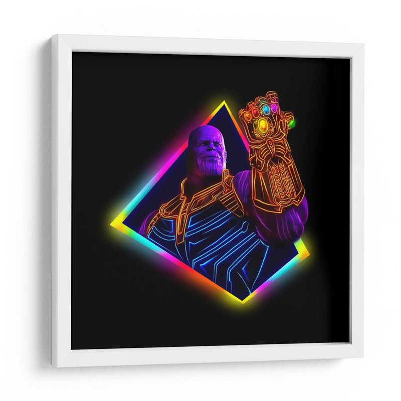 Thanos neon | Cuadro decorativo de Canvas Lab