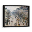 The Boulevard Montmartre on a Winter Morning - Camille Pissarro | Cuadro decorativo de Canvas Lab
