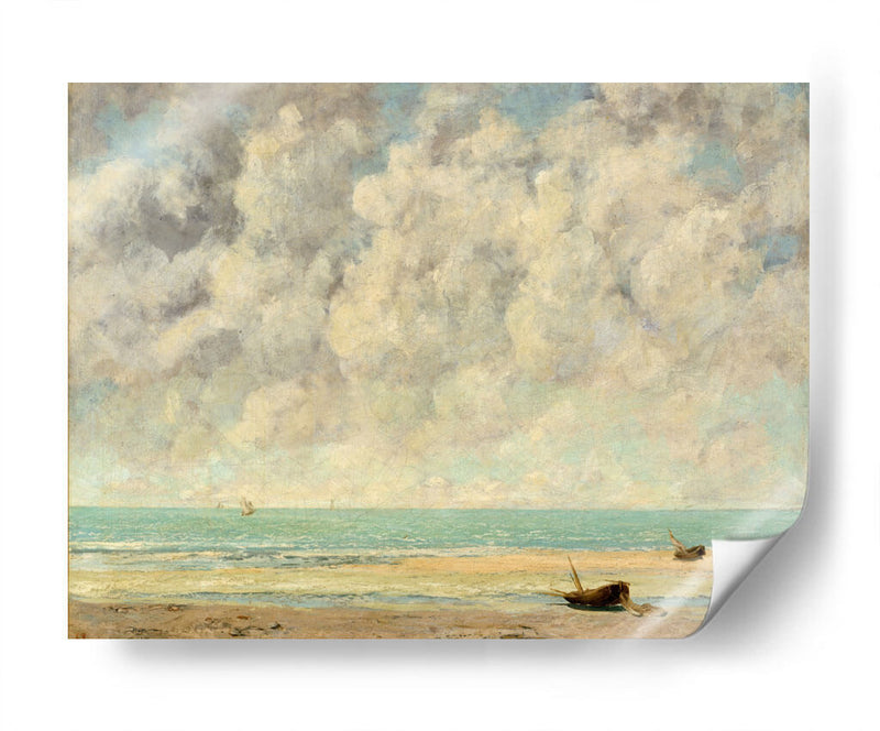 The Calm Sea - Gustave Courbet | Cuadro decorativo de Canvas Lab