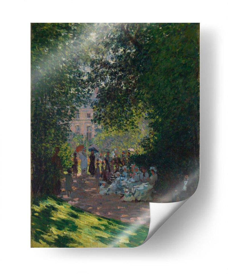 The Parc Monceau - Claude Monet | Cuadro decorativo de Canvas Lab