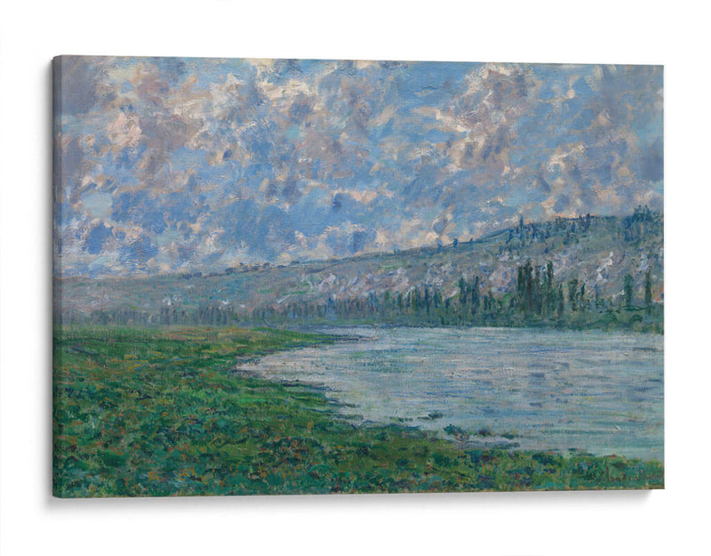 The Seine at Vétheuil - Claude Monet | Cuadro decorativo de Canvas Lab