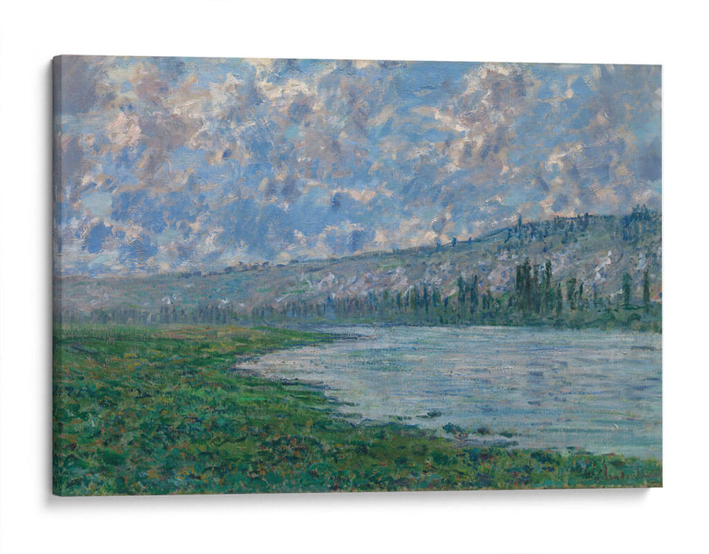 The Seine at Vétheuil - Claude Monet | Cuadro decorativo de Canvas Lab