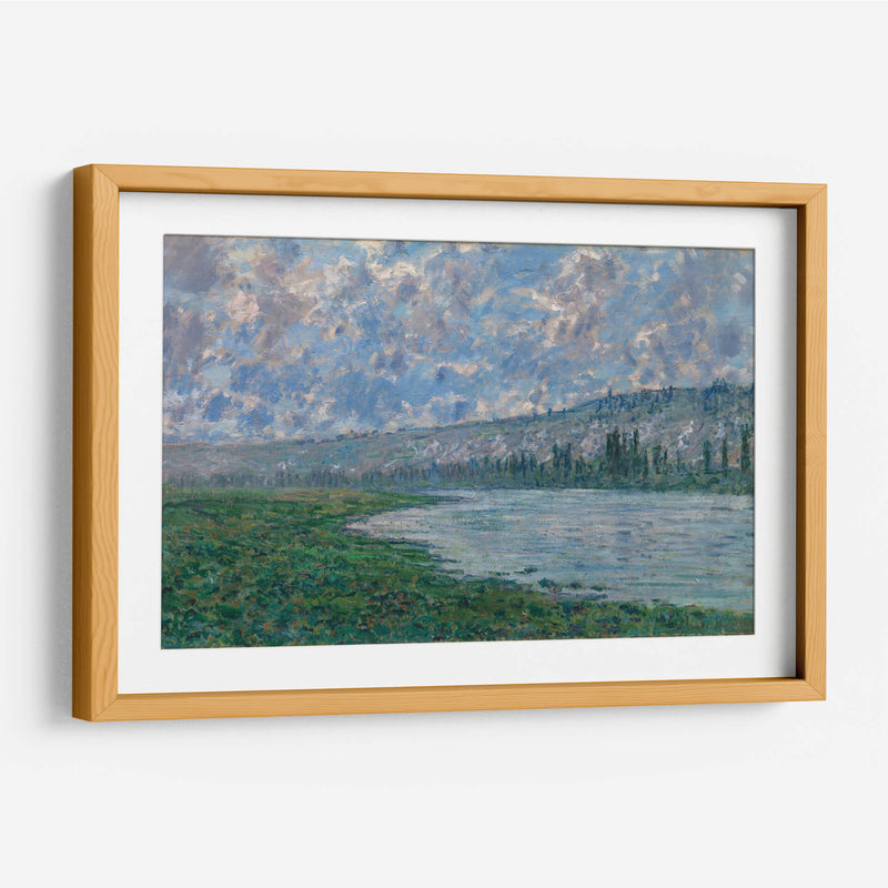 The Seine at Vétheuil - Claude Monet | Cuadro decorativo de Canvas Lab