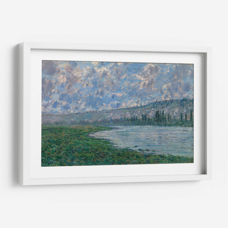 The Seine at Vétheuil - Claude Monet | Cuadro decorativo de Canvas Lab