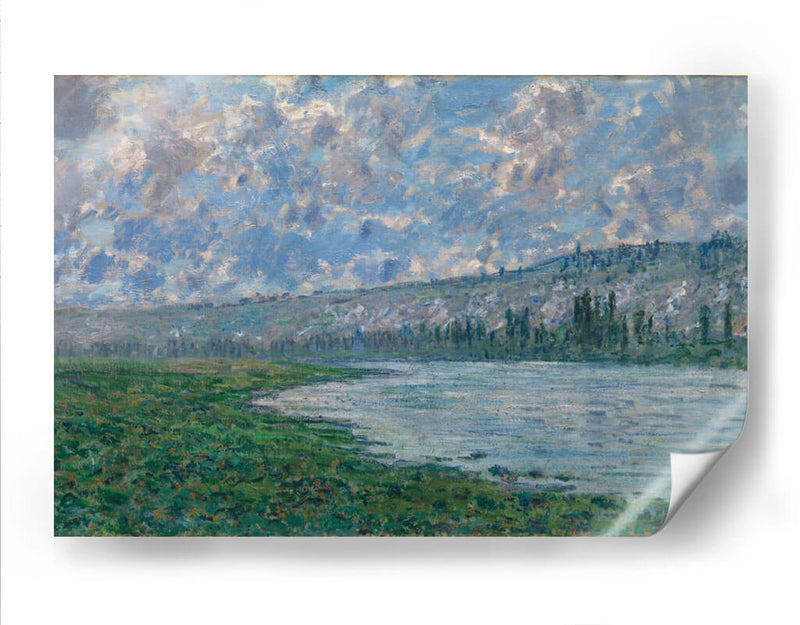 The Seine at Vétheuil - Claude Monet | Cuadro decorativo de Canvas Lab