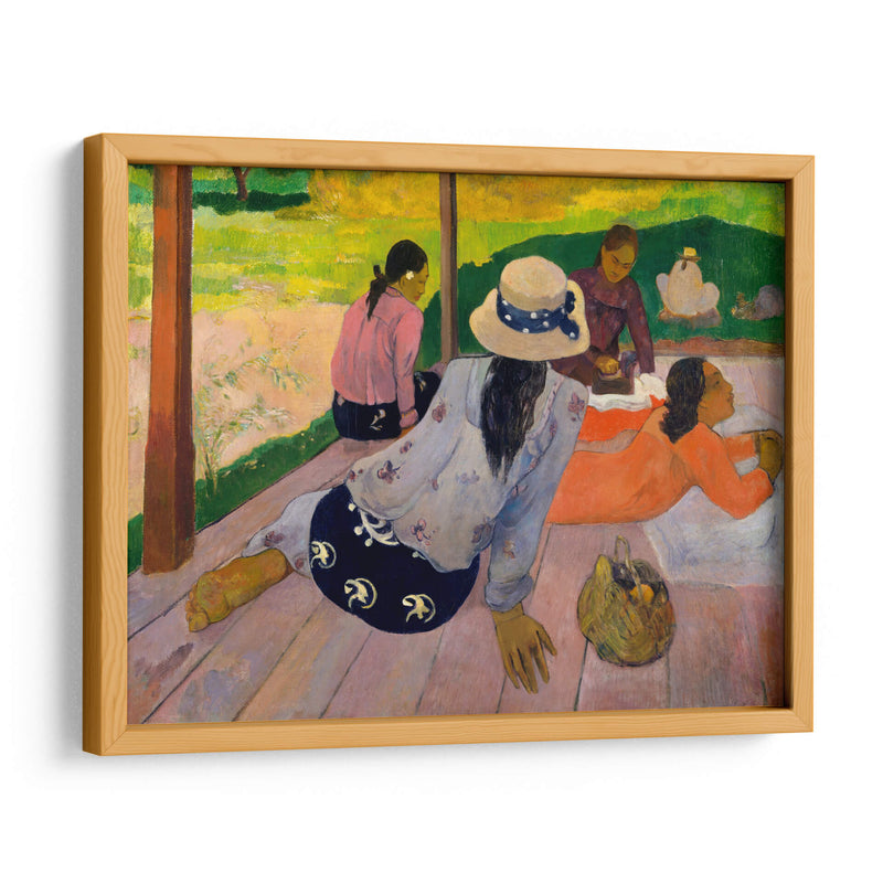 La siesta - Paul Gauguin | Cuadro decorativo de Canvas Lab