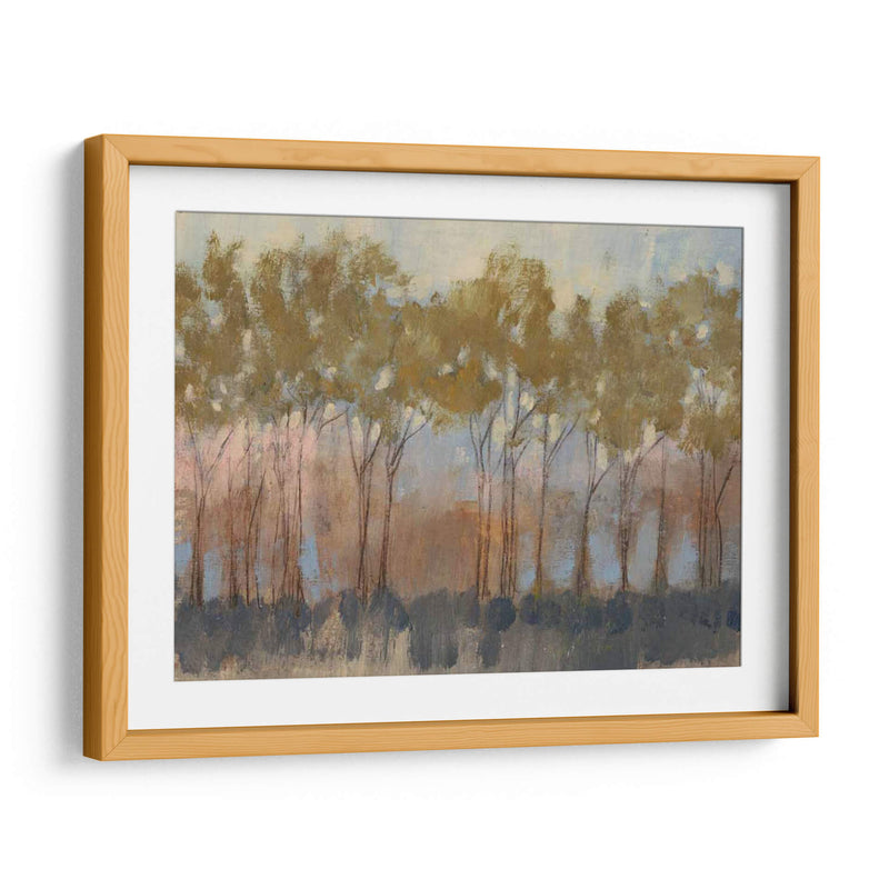 Ocre Treeline I - Jennifer Goldberger | Cuadro decorativo de Canvas Lab