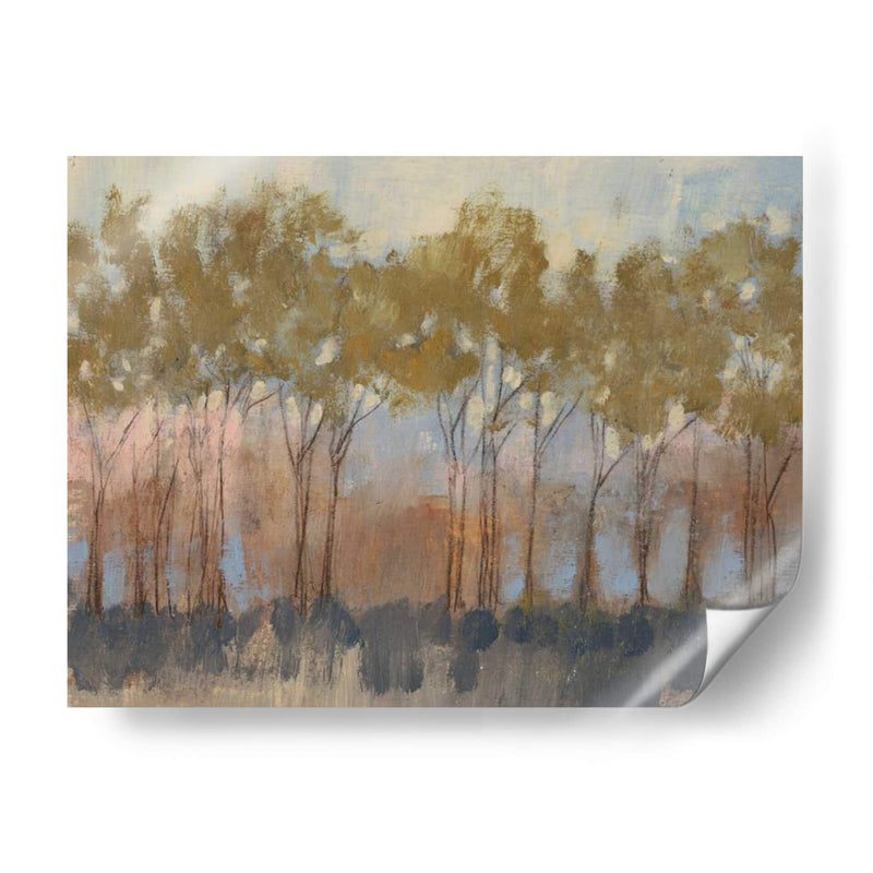 Ocre Treeline I - Jennifer Goldberger | Cuadro decorativo de Canvas Lab