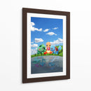 Tres Pokemones | Cuadro decorativo de Canvas Lab