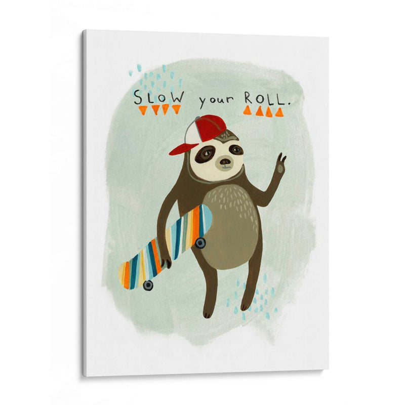 Hipster Sloth I - June Erica Vess | Cuadro decorativo de Canvas Lab