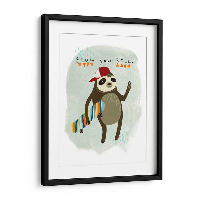 Hipster Sloth I - June Erica Vess | Cuadro decorativo de Canvas Lab