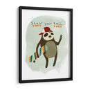 Hipster Sloth I - June Erica Vess | Cuadro decorativo de Canvas Lab