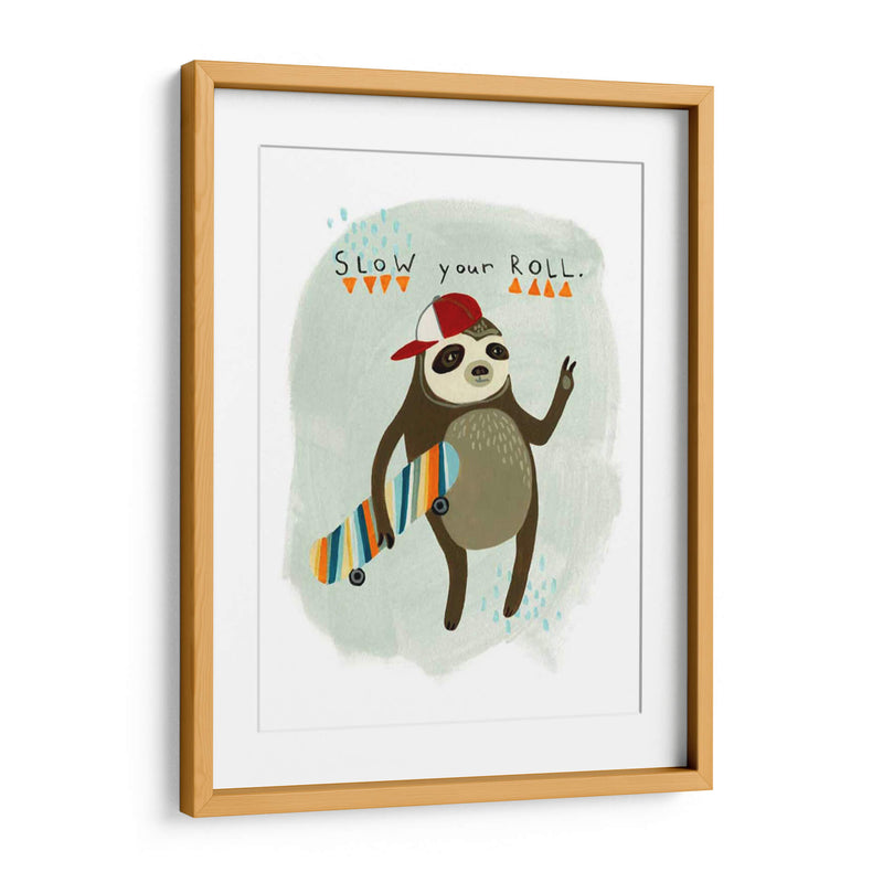 Hipster Sloth I - June Erica Vess | Cuadro decorativo de Canvas Lab