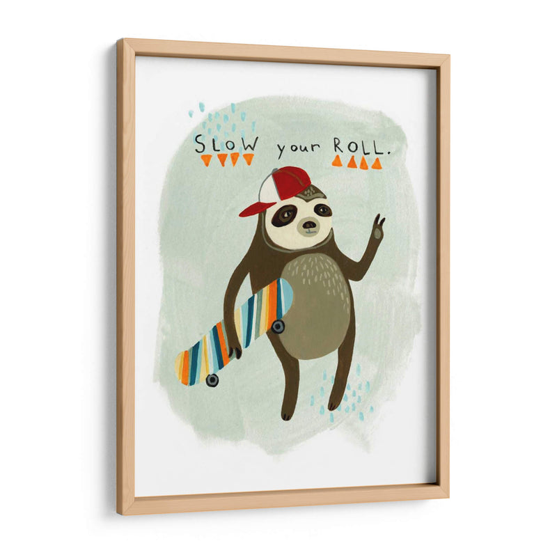 Hipster Sloth I - June Erica Vess | Cuadro decorativo de Canvas Lab