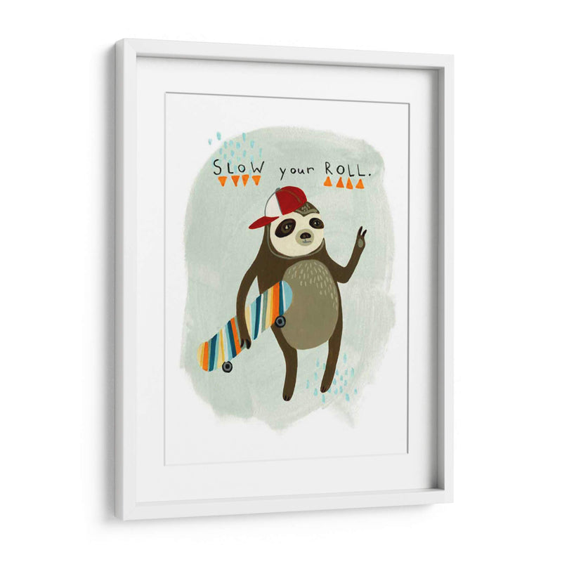 Hipster Sloth I - June Erica Vess | Cuadro decorativo de Canvas Lab