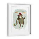 Hipster Sloth I - June Erica Vess | Cuadro decorativo de Canvas Lab