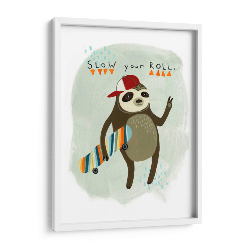 Hipster Sloth I - June Erica Vess | Cuadro decorativo de Canvas Lab