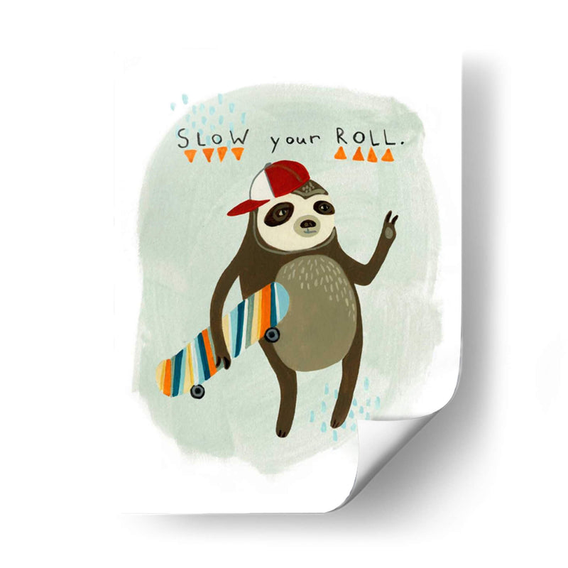 Hipster Sloth I - June Erica Vess | Cuadro decorativo de Canvas Lab