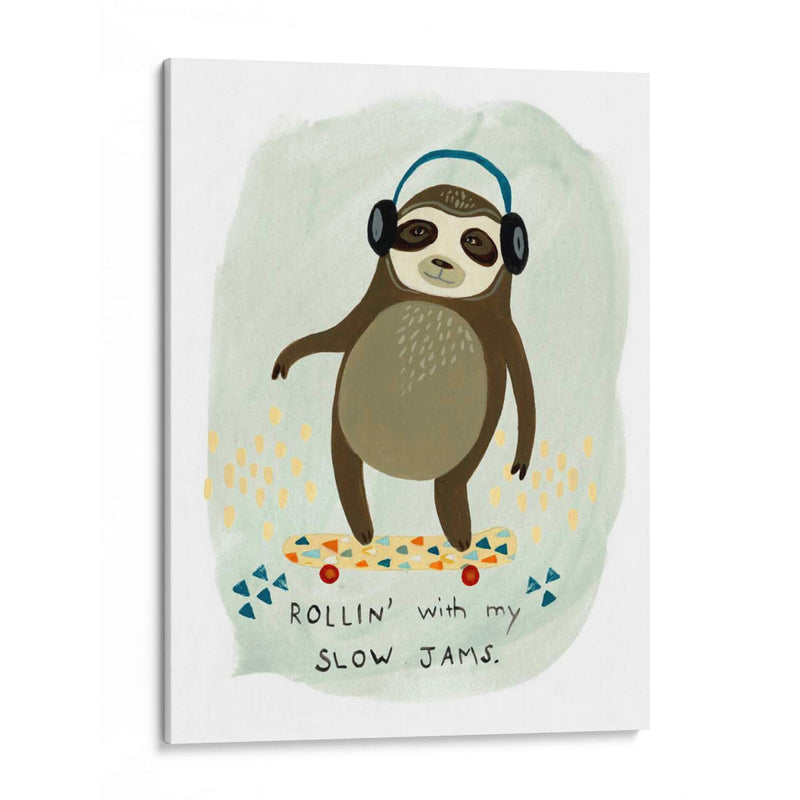 Hipster Sloth Ii - June Erica Vess | Cuadro decorativo de Canvas Lab