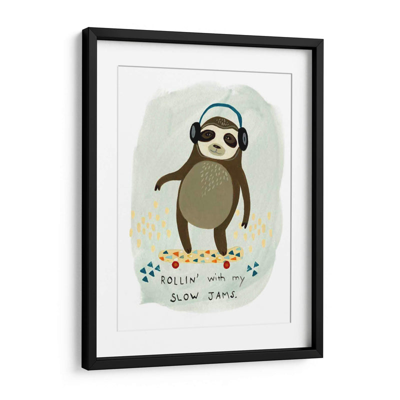 Hipster Sloth Ii - June Erica Vess | Cuadro decorativo de Canvas Lab