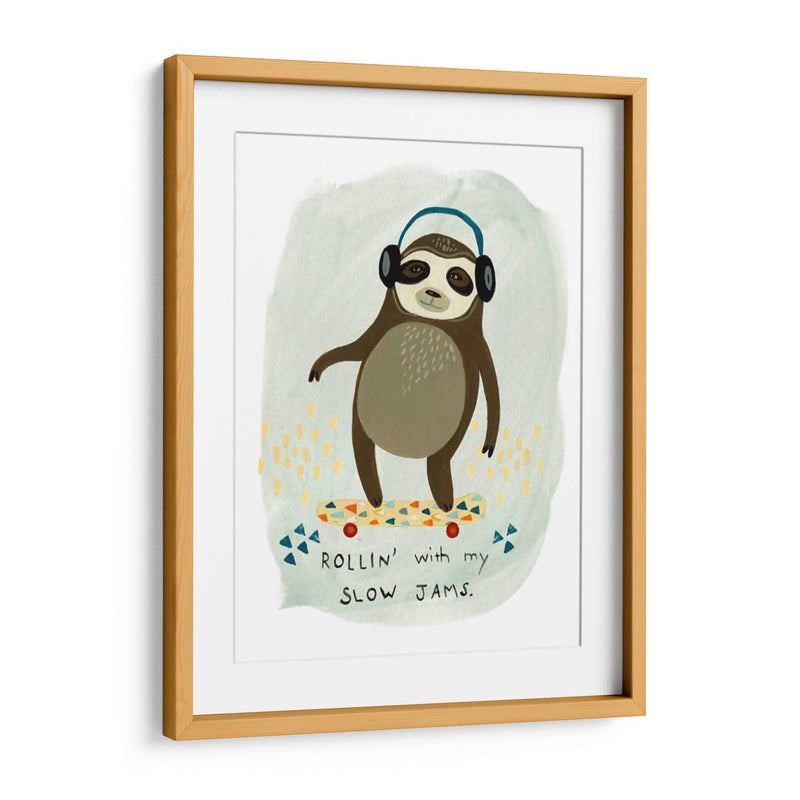 Hipster Sloth Ii - June Erica Vess | Cuadro decorativo de Canvas Lab