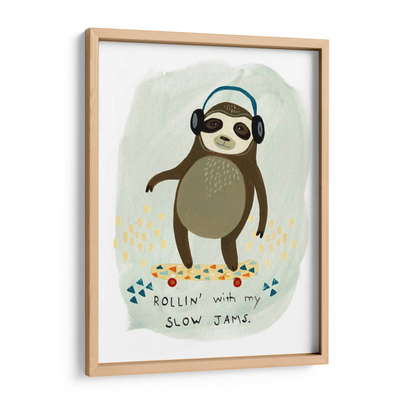 Hipster Sloth Ii - June Erica Vess | Cuadro decorativo de Canvas Lab