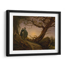 Two Men Contemplating the Moon - Caspar David Friedrich | Cuadro decorativo de Canvas Lab