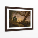 Two Men Contemplating the Moon - Caspar David Friedrich | Cuadro decorativo de Canvas Lab