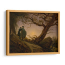 Two Men Contemplating the Moon - Caspar David Friedrich | Cuadro decorativo de Canvas Lab