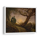 Two Men Contemplating the Moon - Caspar David Friedrich | Cuadro decorativo de Canvas Lab