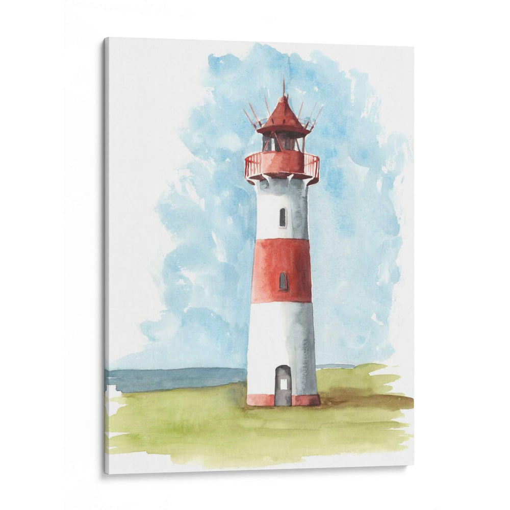 Faro De Acuarela Ii - Naomi McCavitt | Cuadro decorativo de Canvas Lab