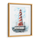 Faro De Acuarela Iv - Naomi McCavitt | Cuadro decorativo de Canvas Lab