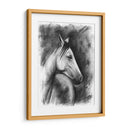 Retrato Ecuestre De Carbón - Naomi McCavitt | Cuadro decorativo de Canvas Lab