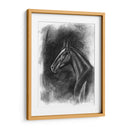 Retrato Ecuestre De Carbón Ii - Naomi McCavitt | Cuadro decorativo de Canvas Lab