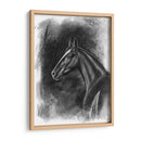 Retrato Ecuestre De Carbón Ii - Naomi McCavitt | Cuadro decorativo de Canvas Lab