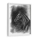 Retrato Ecuestre De Carbón Ii - Naomi McCavitt | Cuadro decorativo de Canvas Lab